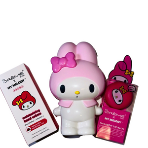 My Melody Large Makeup Brush Holder + Crème Shop Beauty Duo | Sanrio 2024 | NEW